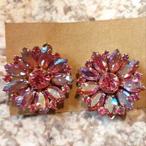 Vintage clip on earrings